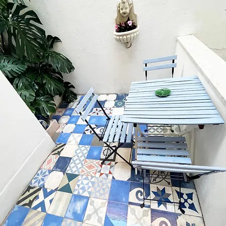 Baroque With Patio Portuguese Soul Bica Tram 4p Apartman *
