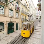 Baroque With Patio Portuguese Soul Bica Tram 4p Apartment